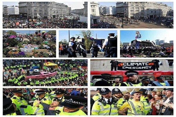 فشار پلیس لندن برای محاکمه معترضان بازداشتی محیط زیست