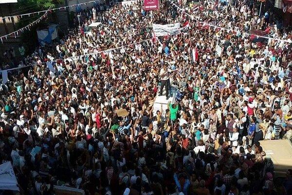 حمایت مردم یمن از جنبش انصارالله در برابر تصمیم خصمانه دولت ترامپ
